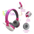 thumbnail image 3 of Audifonos Bluetooth Inalambricos Diadema Radio Fm Figuras, 3 of 7