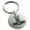 Silver, variant on Stainless Steel Valknut Mjolnir Thor's Hammer Engraved Small Medallion Circle Charm Keychain Keyring
