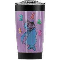 Sesame Street/Count Stainless Steel Tumbler 20 oz Coffee Travel Mug/Cup, Vacuum Insulated & Double Wall with Leakproof Sliding Lid | Great for Hot Drinks and Cold Beverages