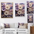 thumbnail image 4 of Designart "Simply Beautiful Populated Daisy Bloom II" Daisies Floater Framed Wall Art Living Room, 4 of 5