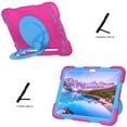 thumbnail image 4 of SaniMore for iPad 10th Generation 10.9" 2022 Case Built-in Pencil Holder, Multi-Functional Cover Support Shoulder & Handle Strap & Kickstand Military Shockproof Protective Shell, Rose/Blue, 4 of 8