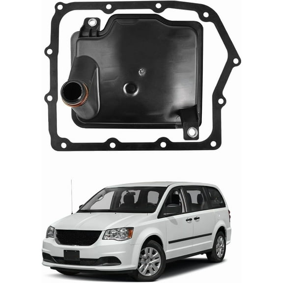62TE Automatic Transmission Filter Kit Compatible with Dodge Grand Caravan Journey Avenger Chrysler Town and Country 200 Sebring Pacifica Ram C/V ProMaster Replaces 68018555AA FT1240 58128