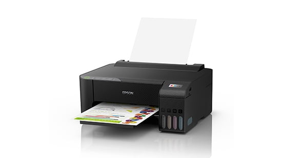 Epson EcoTank L1250 Wireless Ink Tank Printer | Cartridge-Free | 4-Color CMYK | 5760x1440 dpi | Wi-Fi | Wi-Fi Direct | USB 2.0 | Borderless Photo Print | Epson Smart Panel | C11CJ71301