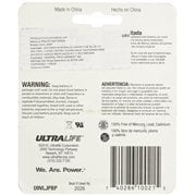 Ultralife U9VL-JPBP Long-Life 9V Lithium Battery