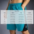 thumbnail image 3 of DagobertNiko Mens Athletic Shorts Quick Dry Wide Leg Workout Shorts Elastic Waist Casual Color Block Running Shorts with Pockets, 3 of 6