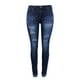 thumbnail image 5 of WILLBEST Pantalones Mujer Pantalones Vaqueros Ajustados Elásticos de Mezclilla para Mujer, Pantalones Con Agujeros, Pantalones de Tubo para Fitness y Ropa Informal Mediana, 5 of 5