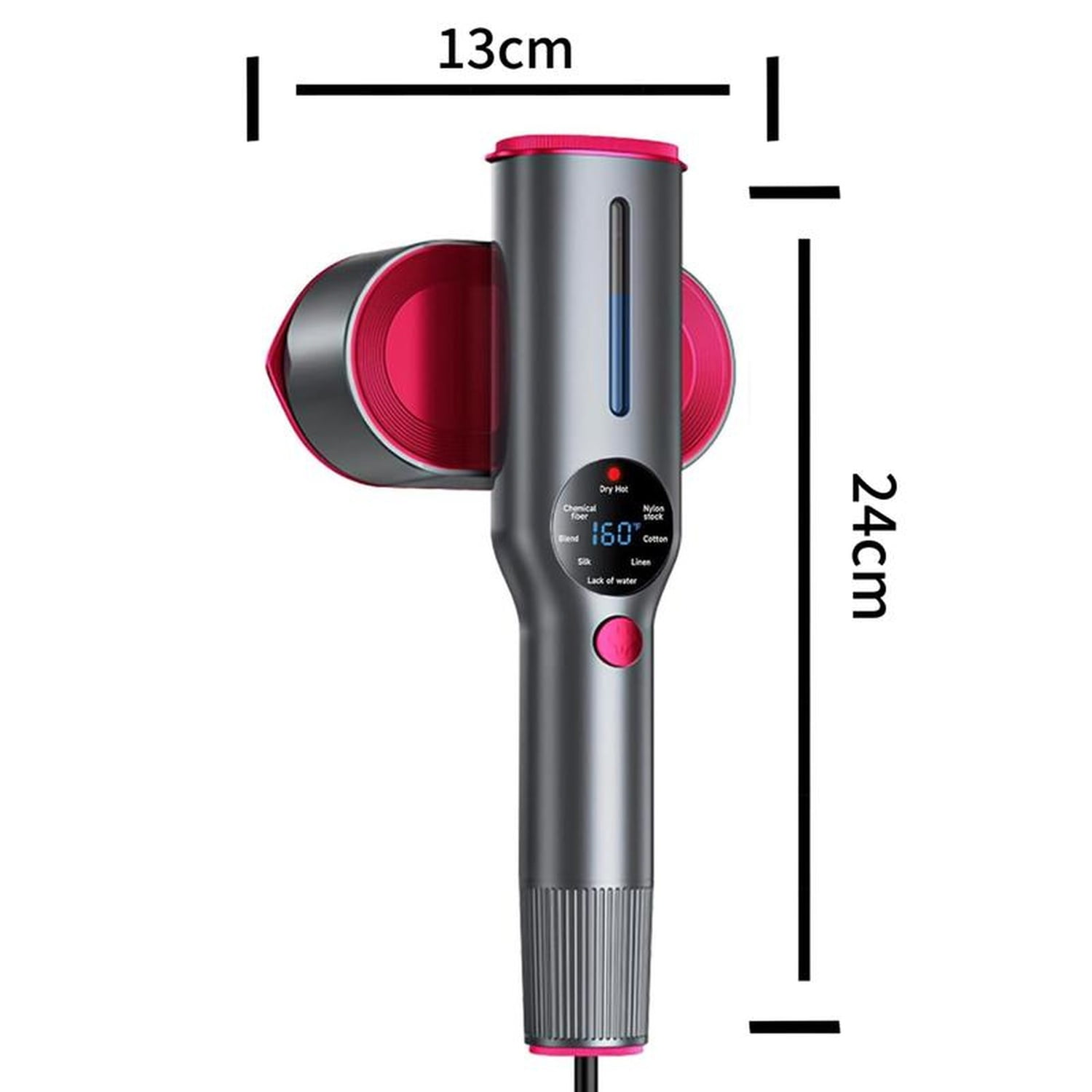 Dr  Flash 7-Mode Handheld Garment Steamer, 1200W Portable Travel Steamer with LED Display and 90-Degree Rotatable Handle