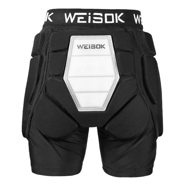 Graflsoa XL Silicone Skiing Impact-Resistant Padded Shorts with Double Layer EVA Protection