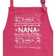 thumbnail image 2 of ThisWear It's a Nana Thing You Wouldn't Understand Apron for Kitchen Two Pocket Apron Heliconia, 2 of 7