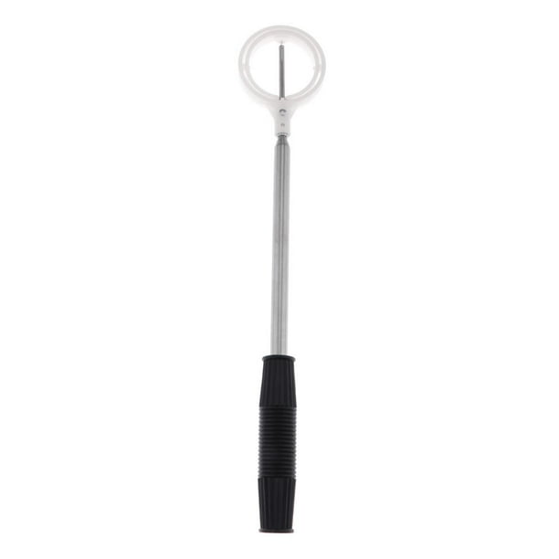Herramienta portátil retráctil para recoger pelotas de golf, liviana y Blanco Cola Retriever telescópico de pelotas de golf