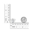thumbnail image 3 of Gem Stone King Oval Halo CZ Engagement Rings For Women Cubic Zirconia Wedding Bands Promise Rings for Her (3.00 Cttw, Size 5-9), 3 of 3