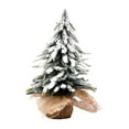 thumbnail image 5 of Artificial Christmas Tree Rustic Snowy Tree for Fireplace Home Shop Showcase 25cm, 5 of 8
