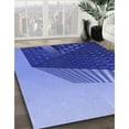 thumbnail image 3 of Ahgly Company Machine Washable Indoor Rectangle Transitional Denim Blue Area Rugs, 2' x 5', 3 of 7