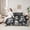 Black Grey, variant on Castle Fairy Teenagers Gothic Skeleton 7-Piece Twin Bedding Sets,Happy Halloween Bedding Comforter Set,Chic Flower Breathable Sheet Sets,Breathable Home Decor