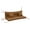 Tan, variant on Alvantor Tufted Bench Cushions with Backrest & Throw Pillows, 59" Bench Chair Cushions for Outdoor Furniture, Charcoal
