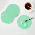 thumbnail image 5 of Silicone Pot Holder and Oven Mitts, Multipurpose Non-Slip Insulation Honeycomb Rubber Hot Pads Trivet, Heat Resistant Antislip Place Mat, Pack of 5, 5 of 6