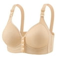 thumbnail image 2 of Antinious Ladies Plus Size Front Closure Wireless Push Up Beautiful Back Bras, 2 of 3