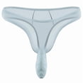 thumbnail image 4 of COSFO Mesh Men Thong Bulge Pouch T-Back Breathable Low Rise Classic Fit Underwear for Men, 4 of 4