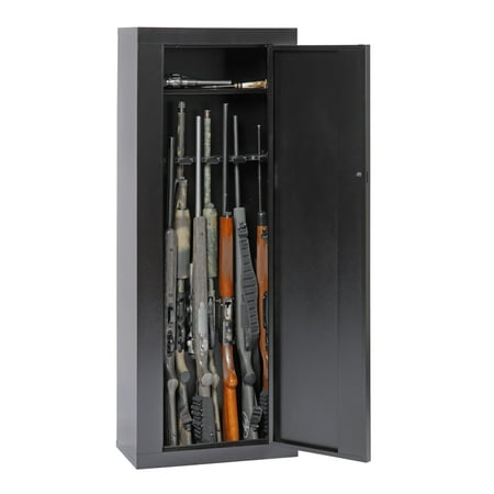 HomeStock Coastal Craftsman 10 Gun Metal Security Cabinet