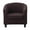 Coffee, variant on LKJYER Club Chair Slipcover 2-Piece Stretch Barrel Chair Slipcovers Tub Chair Slipcovers Soft Spandex Armchair Covers Swivel Chair Cover Sofa Cover Furniture Protector for Living Room