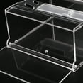 thumbnail image 4 of Comedero automático de acrílico para pollos Rutin, comedero transparente para loros y aves., 4 of 5