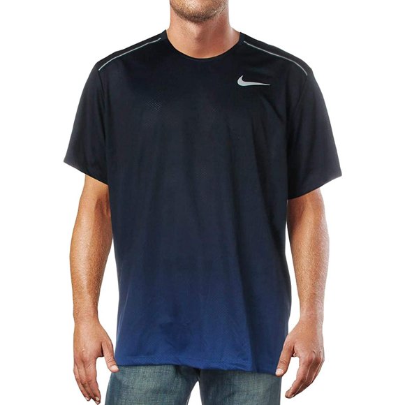 Nike Mens Fitness Workout T-Shirt Navy L