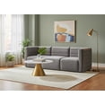 thumbnail image 2 of Meridian Furniture Quincy Grey Velvet Modular Sofa, 2 of 27