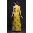 thumbnail image 4 of Bimba Floral Women Round Neck Printed Evening PartyÂ&nbsp;DressÂ&nbsp;Sleeveless Gown-Large, 4 of 5