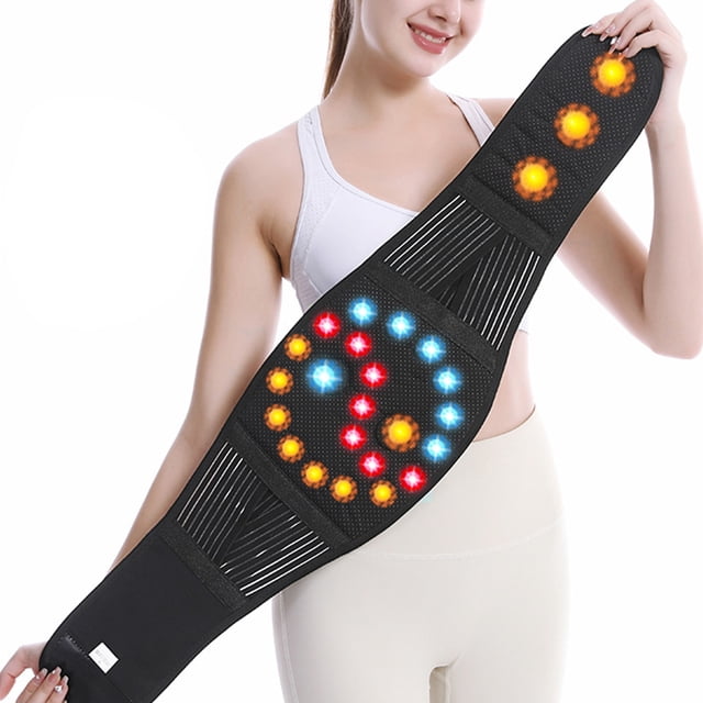 Back Support Belt for Men,Back Support Belt Removable Self-Heating Magnetic Support Brace Relief Back Waist Support Lumbar Brace Belt Back Brace for Men Lower Back,Lower Back Brace