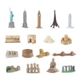 thumbnail image 1 of Kits de construcción de monumentos históricos Conjunto de arquitectura Arquitectura mundial Construcción 17 piezas, 1 of 9