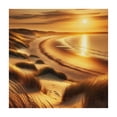 thumbnail image 4 of Acheng Sunset Beach Serene Square Tablecloth Full Width Single-Sided Printing 100% Polyester Fiber 36*36, 4 of 8