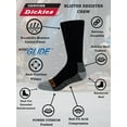 thumbnail image 5 of Dickies Men's Blister Resister Crew Sock, 3 Pack Black Size 6-12, 5 of 6