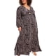 thumbnail image 1 of Nina Parker Womens Pleated Maxi Dress, black, Plus Size, 2X, 1 of 1