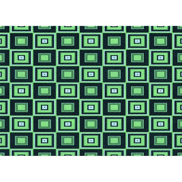 Ahgly Company Machine Washable Indoor Rectangle Transitional Deep Teal Green Area Rugs, 5' x 8'
