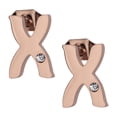 thumbnail image 3 of Set de Joyería para Mujer Iniciales LuckyLy, Collar y Aretes Oro Rosa 18k, Modelo Yara rosa UNITALLA, 3 of 7