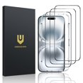 thumbnail image 1 of Protector de pantalla UnbreakCable para iPhone 16 Plus 15 Plus, paquete de 3 unidades, 6.7 pulgadas, 1 of 7