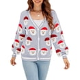 thumbnail image 1 of LUBOT New Ugly Christmas Cardigan Sweaters for Women, 1 of 7