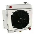 thumbnail image 1 of ALLOYWORKS 3 Row Aluminum Radiator Fan Shroud Kit For 1962-1967 Chevy Nova II Inline 6 Cylinder with V8 Conversion, 1 of 4