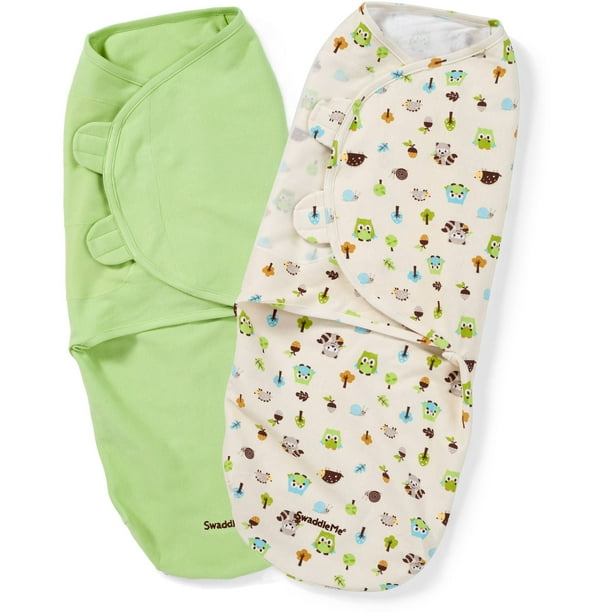 SwaddleMe Original Swaddle, 2Pack, Woodland Friends, Large Walmart
