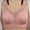 24-Hot Pink, variant on YWDJ Push up Bras for Women Plus Size Wide Back Wide Strap Closure in Back Bras No Wire Bras Adjustable Straps Half Cup Hollow Bras Padded Plus Size Comfortable Wide Strap Bras Wrap Bras Pink 2XL