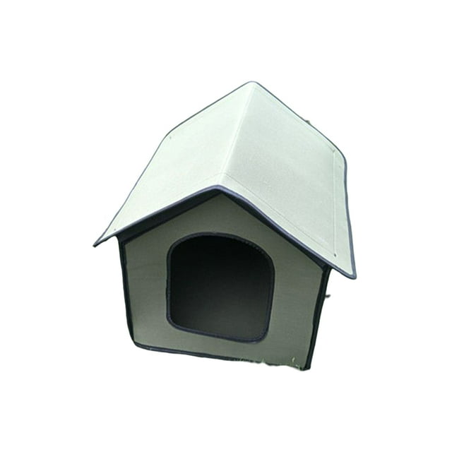 Greeniant Casa de mascotas para interiores y exteriores, dormitorio, patio, impermeable, a prueba de viento, EVA, caseta de perro, a prueba de sol, a Suministros para gatos L Greeniant PT004619-01