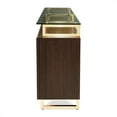 thumbnail image 3 of Michael Amini Belmont Place 2-Drawers Buffet/Sideboard in Espresso, 3 of 13