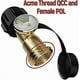 thumbnail image 5 of Propane Tank Gauge, Bbq Gas Pressure Level Indicator, Universal For Qcc/type 1 Tank And Rv, Grill, Burner, And More(1pc,gold), 5 of 5