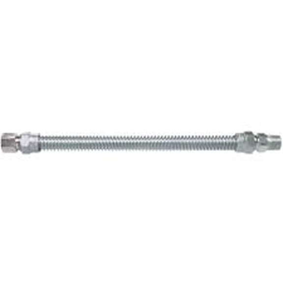 Easyflex USA EFGC-012-YE-1011-24 Gas Connector - 0.5 Mip x 0.5 Fip