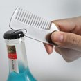 thumbnail image 1 of RKSTN Metal Comb Bottle Opener Hanger Card Comb Metal Beard Comb Pocket Styling Comb Travel Comb Comb Source Manufacturer Kitchen Gadgets, 1 of 2