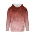 thumbnail image 4 of Sudadera con capucha para hombre, blusa con capucha y estampado de degradado de color, blusa de poliéster para hombre, 4 of 4