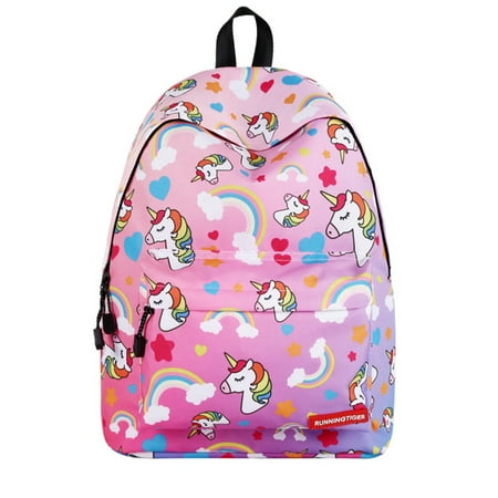 Cute Cartoon Printing Backpack Women Fashion School Bags For Agers S Female Travel Bag 06