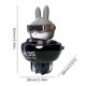 thumbnail image 3 of Puntoco Punk Rabbit Airship Carfragrance Cartoonairoutlet Aromaterapia Pequeño Ventilador Decoración Accesorios Perfume Coche Ambientador Coche, 3 of 5