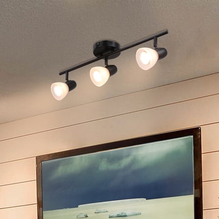 Black Track Lighting Modern Kitchen Light Fixtures Ceiling Track Light