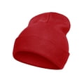 thumbnail image 1 of Top Headwear Solid Color Kids Long Beanie - Red, 1 of 2